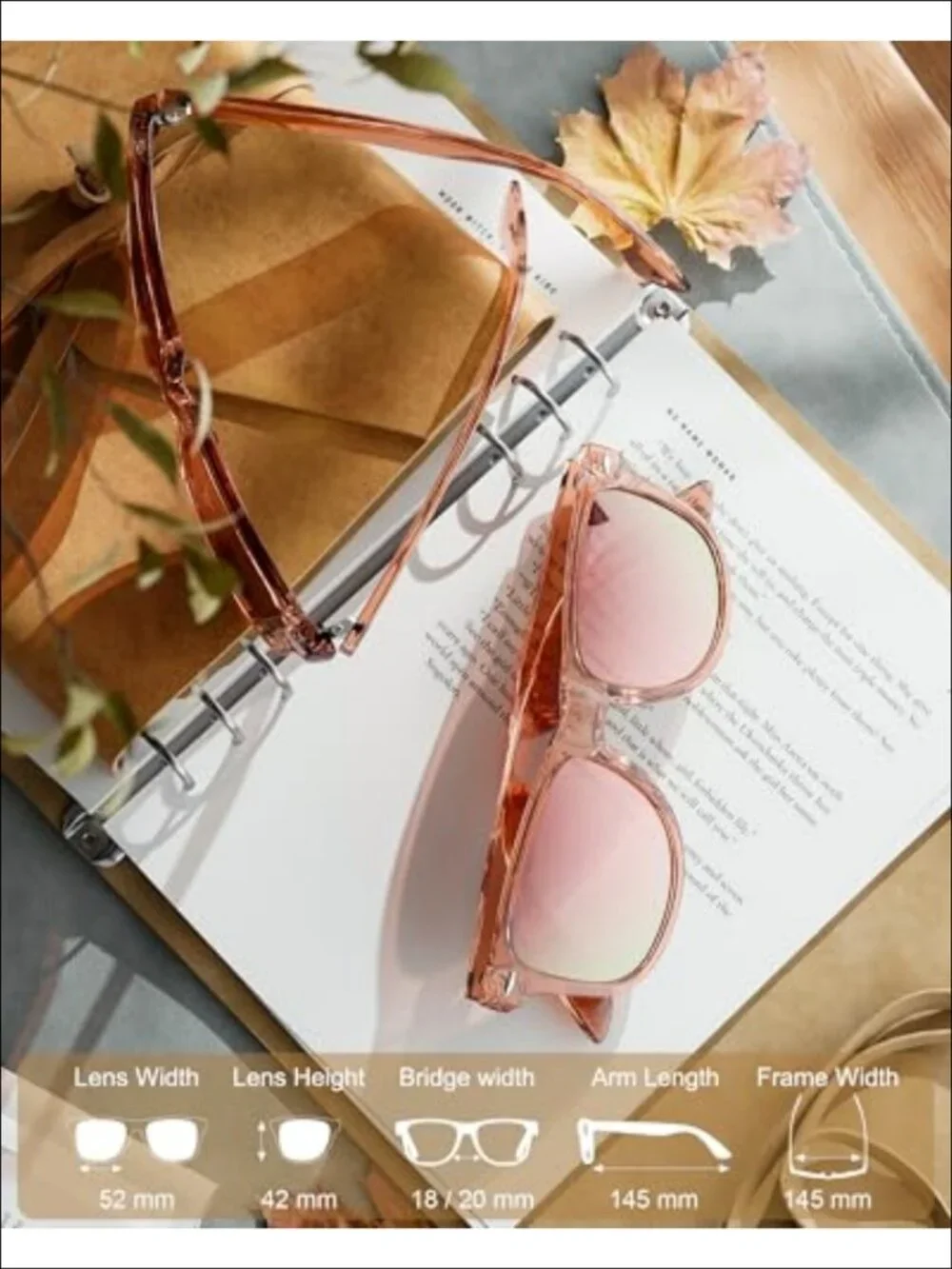 Polarized Sunglasses with UV400 Protection Square Full Frame Design